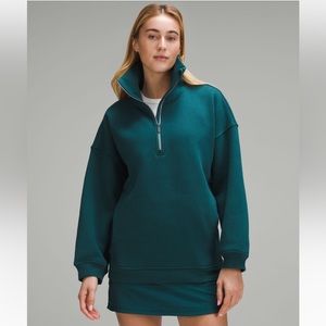 Lululemon thick fleece half zip
